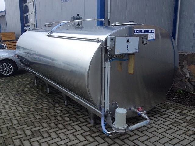 Used Mueller Milk Cooling Tank With New Cleaning And New Cooling Unit