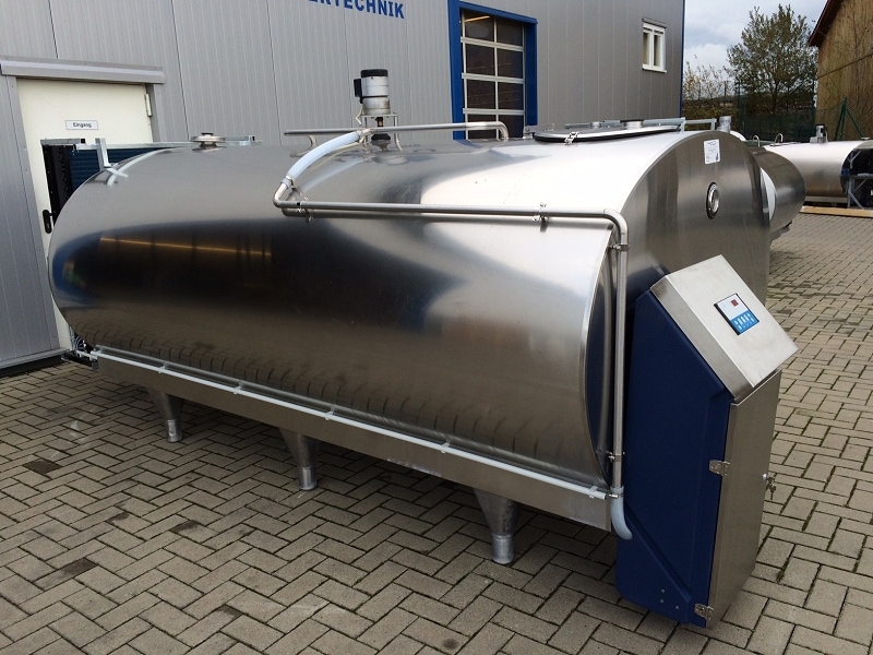 Used Mueller Milk Cooling Tank With New Cleaning System And New Cooling Unit