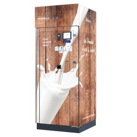 milchautomat milkbox 180 milk vending machine braun